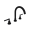 Rohl Lombardia C-Spout Widespread Lavatory Faucet