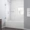 DreamLine Aqua Uno 34" Single Panel Swing Tub Door