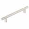 Emtek Select 6" Knurled Bar With Rectangular Bar Stem Cabinet Pull
