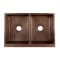 Premier Copper 33" Hammered Copper Kitchen Apron Sink
