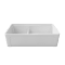 Latoscana 36" Reversible Double Bowl Fireclay Farmhouse Sink