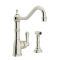 Rohl Perrin & Rowe Edwardian Single Lever Single Hole Mixer with Sidespray