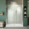 DreamLine Unidoor 58" 28 Inch Shower Door with 30" Stationary Panel and Support Arm