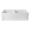 ALFI brand 32-3/4" Smooth Double Bowl Farm Sink