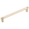 Emtek Select 8" Knurled Bar with Rectangular Stem Cabinet Pull