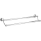 Samuel Heath Fairfield 24" Double Towel Rail With Brass Rails