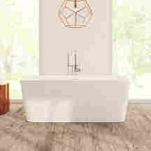 名鉄5300.7700 Maax 106878-000 Tosca Freestanding Soaker Tub | QualityBath.com