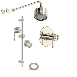Robinet De Cuisine Rohl Campo Noir Mat - 1,8 GPM, Montage Sur Plan, Bec Haut, Modèle CP56D1IWMB, Neuf