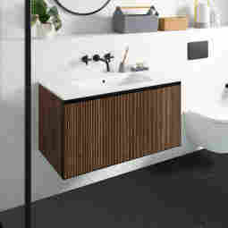 Badplaats B.V Bathroom cabinet Neptunes - base cabinet bathroom furniture set white 