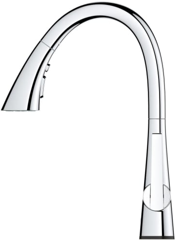 Grohe 30205 Zedra Touch Triple Spray Pull Down Kitchen Faucet ...