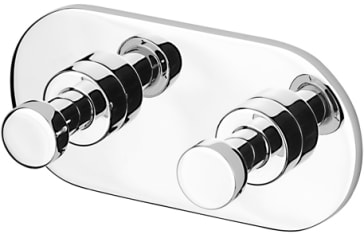 Nameeks 6515-02 Geesa Double Coat / Towel Hook | QualityBath.com