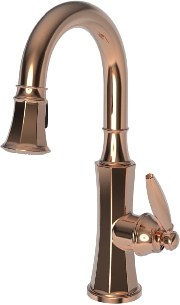 Newport Brass 1200-5223/04 Metropole Prep/Bar Pull Down Faucet Satin Brass