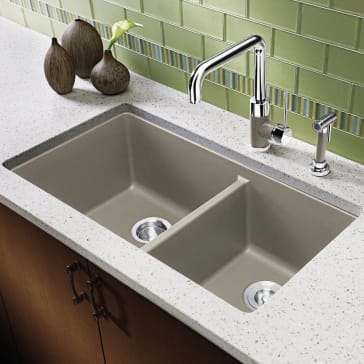 Blanco 442738 Precis 33 1 3 4 Bowl Qualitybath Com