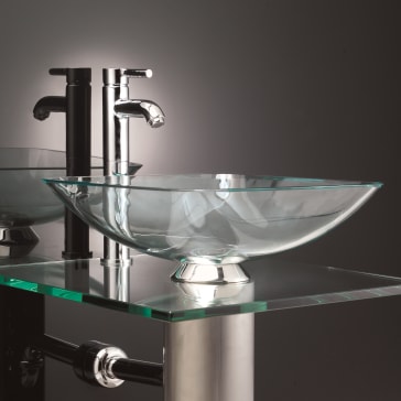 California Faucets 6201-2 Avalon Single Hole Lavatory Faucet, Extended ...