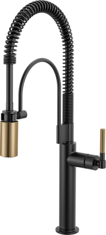 Brizo 63343LF Litze Kitchen Faucet With Knurled Handle | QualityBath.com