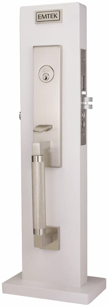 Emtek 4218 Hercules Knurled Monolithic Single Cylinder Entrance