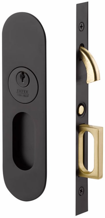 楽天 送料無料にならない Oval Narrow 2164 Emtek Rectangular Lock Mortise Door Pocket 置物