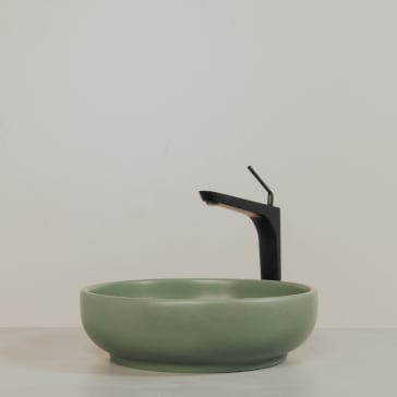 Konkretus FLADD 02 Fladd Concrete Bathroom Sink | QualityBath.com