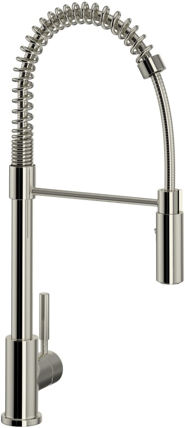 Rohl R7521PN Lux Side Lever Stainless Steel Pro Pull Down Kitchen ...