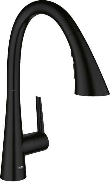 Grohe 322982433 Zedra Triple Spray Pull Down Kitchen Faucet
