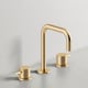 Watermark 22-2.18 Titanium Deck Mounted 3 Hole Extended Spout Lavatory ...