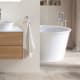 Duravit 700470000000090 White Tulip Freestanding Soaker Tub