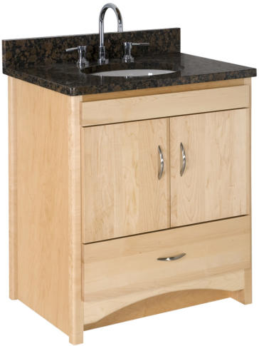 Strasser Woodenworks 45.900 Ravenna Vanity With Slab Doors