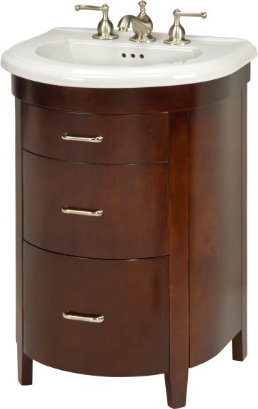 Empire BE23 Bella Semi-round Vanity | QualityBath.com