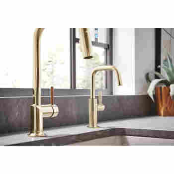 Brizo 61365lf C Odin Square Beverage Faucet Qualitybath Com