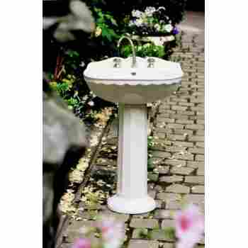 Charles Pedestal Sink Washbasin Only