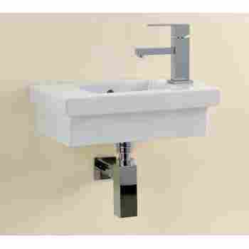 Bissonnet 21120 Wall Mount Semi Recessed And Or Countertop White
