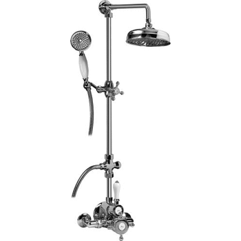 Graff Cd2 02 Exposed Showers Exposed Thermostatic Shower System With Handshower Rough Trim Qualitybath Com