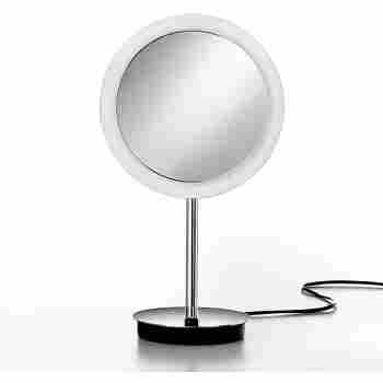 Mirror Pure Free Standing Makeup Magnifying Mirror With Led Light