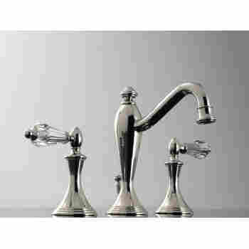 Santec 2520 Lear Crystal Widespread Lavatory Set Qualitybath Com