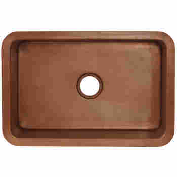 Limited Editions 33 Lucca Farmhouse Apron Front Copper Kitchen Sink