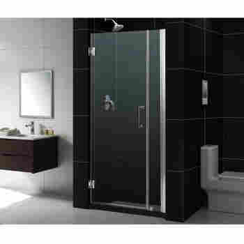 Unidoor 32 26 Inch Shower Door With 6 Stationary Panel
