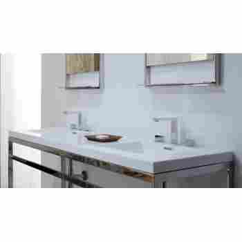 Wetstyle C60 C Collection 60 1 4 Stainless Steel Console Table Qualitybath Com