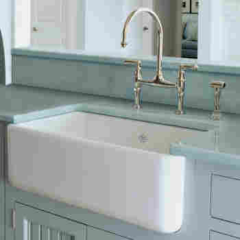 Rohl Rc3018 30 Shaws Original Lancaster Fireclay Apron Sink Qualitybath Com