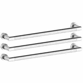 heated towel bar black