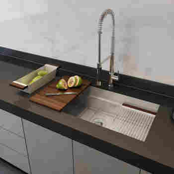Julien 005403 Smartstation 37 1 2 Kitchen Sink Qualitybath Com