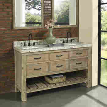 Fairmont Designs 1507 Vh6021d Napa 60, Bathroom Vanity Open Shelf