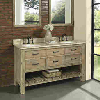 Fairmont Designs 1507 Vh6021d Napa 60 Open Shelf Bathroom Vanity Qualitybath Com