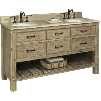 Fairmont Designs 1507 Vh6021d Napa 60 Open Shelf Bathroom Vanity