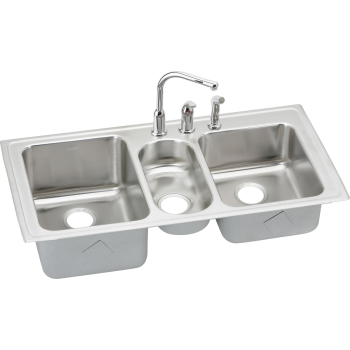 Elkay Lgr4322c Harmony 43 Kitchen Sink And Faucet Qualitybath Com