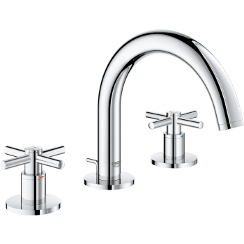 Grohe 20072 Atrio New Low Spout Lavatory Wideset Qualitybath Com