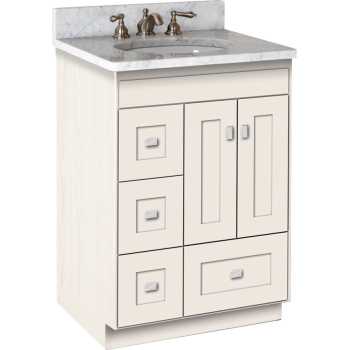 Strasser Woodenworks 23 628 Montlake 24 Vanity With Left Hand
