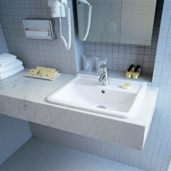 Duravit 030256 Starck 3 Drop In Vanity Basin Qualitybath Com