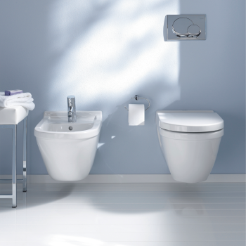 Duravit 2227090092 Starck 3 Wall Mounted Toilet Set Compact Qualitybath Com