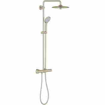Grohe 26128001 Euphoria Shower System, Grohe Shower Curtain Rod