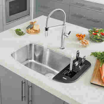Blanco 441622 Culina Mini Semi Professional Kitchen Faucet 2 2 Gpm Qualitybath Com